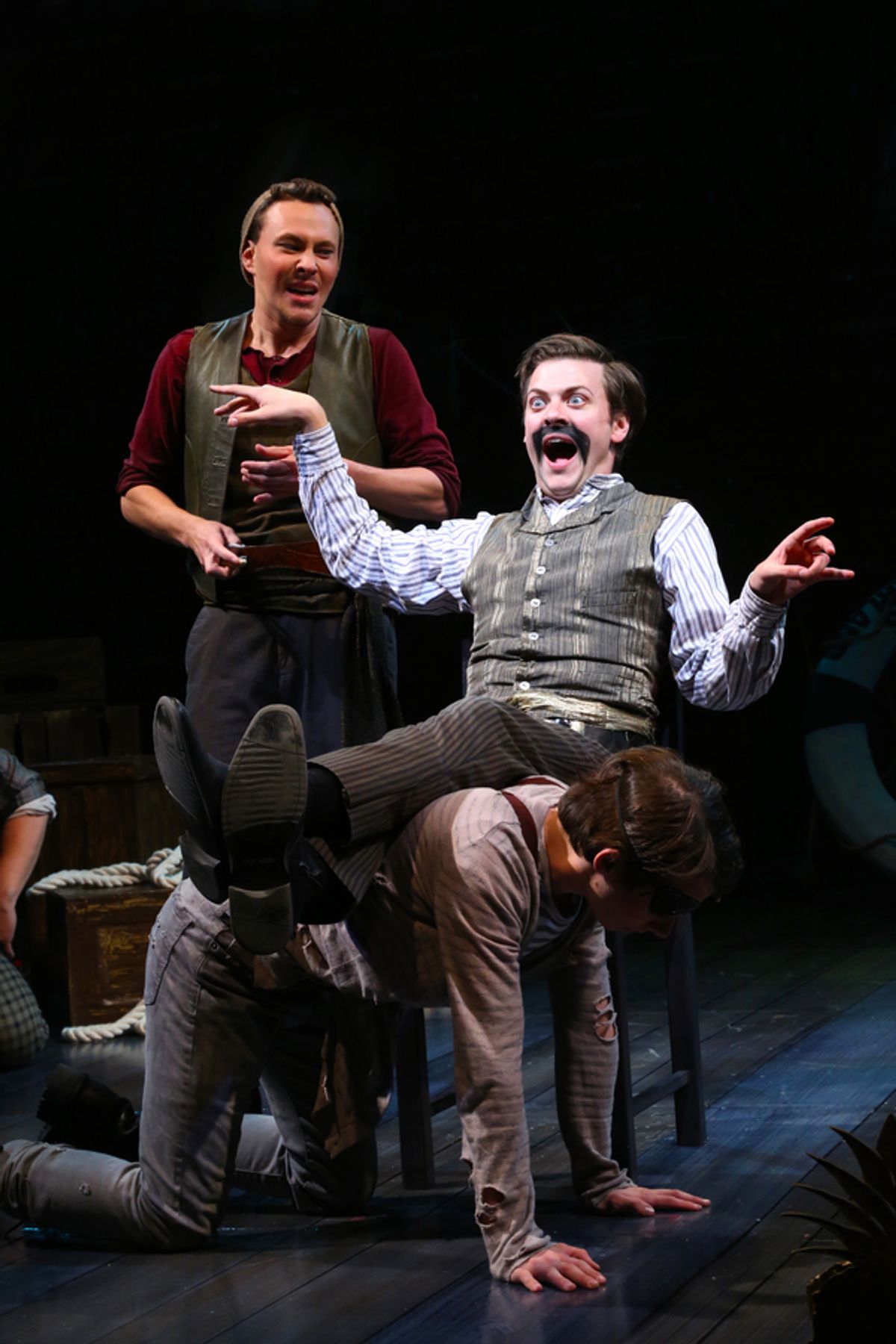 Jonathan Cobrda (Smee) and Michael Doherty (Black Stache) at 