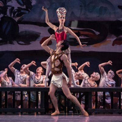 Balanchine: Elizabeth Claire Walker, Kenta Shimizu & LAB Ensemble Photo by Reed Hutch Photo