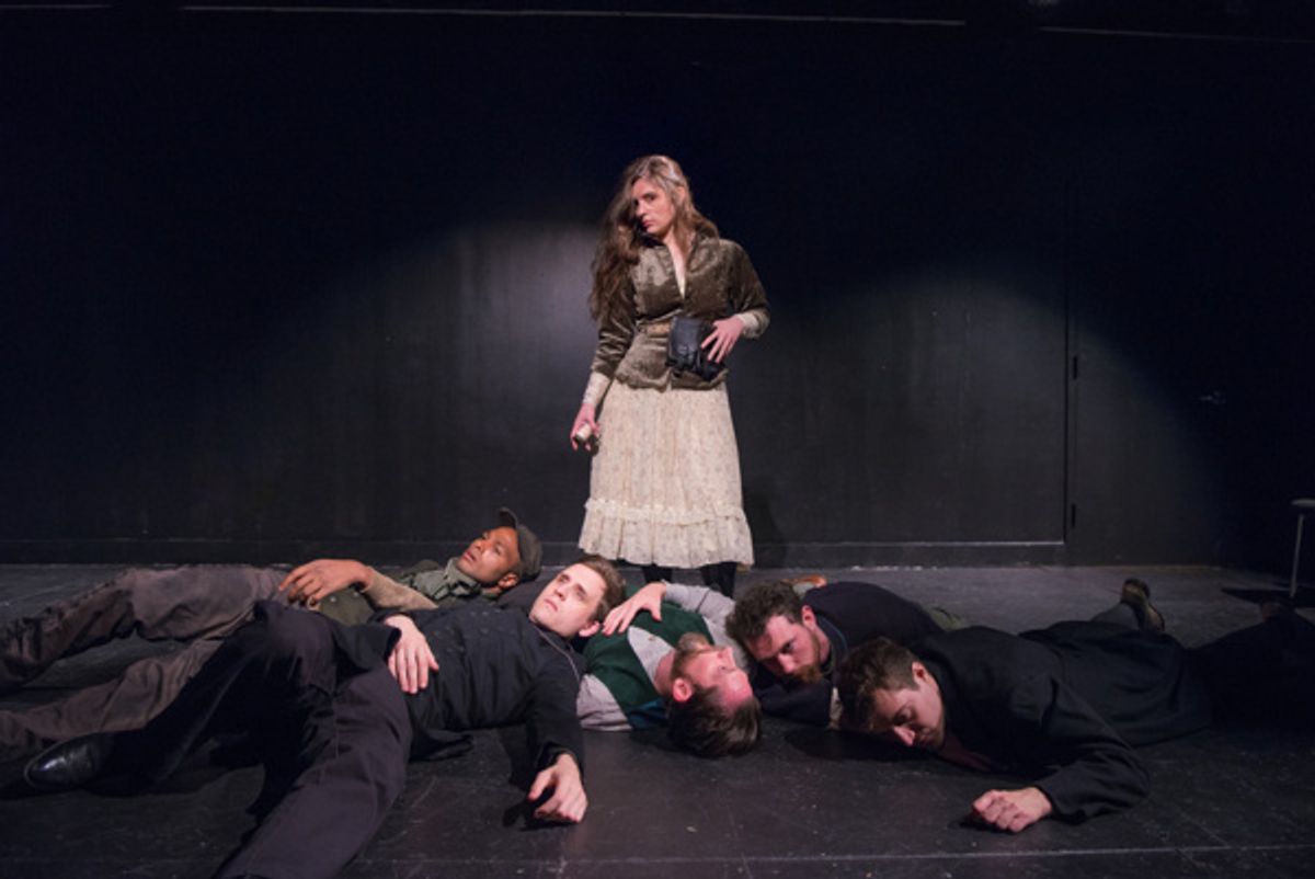 Photos: www.anthonycollins.nycFeaturing from left: Cairo George*, Sara Fellini, John Hardin, Adam Belvo, Wes Mason, Costa Nicholas at 