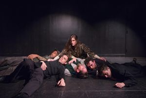 Photos: www.anthonycollins.nycFeaturing from left: Cairo George*, Sara Fellini, John Hardin, Adam Belvo, Wes Mason, Costa Nicholas @ BroadwayWorld Photos: www.anthonycollins.nycFeaturing from left: Cairo George*, Sara Fellini, John Photo