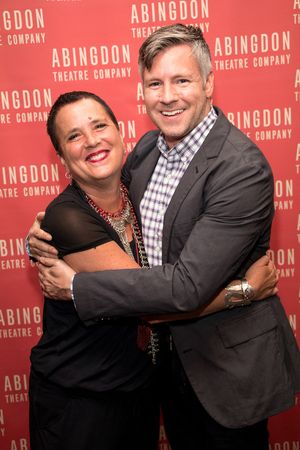 Eve Ensler and Artistic Director Tony Speciale Photo