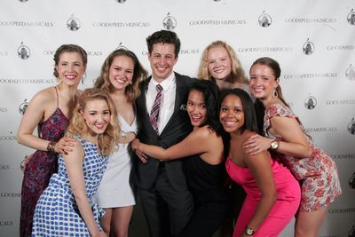 Rhett Guter with the Girls of BYE BYE BIRDIE Photo