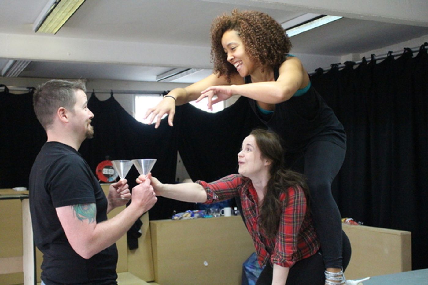 Photo Flash: In Rehearsal for SCREWED at Theatre503  Image