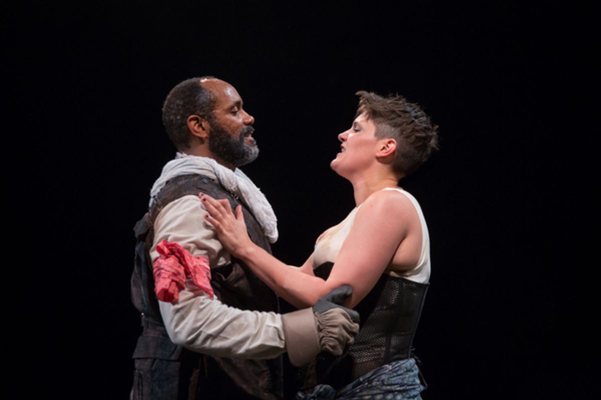 Nathaniel Stampley and Danni Smith at 