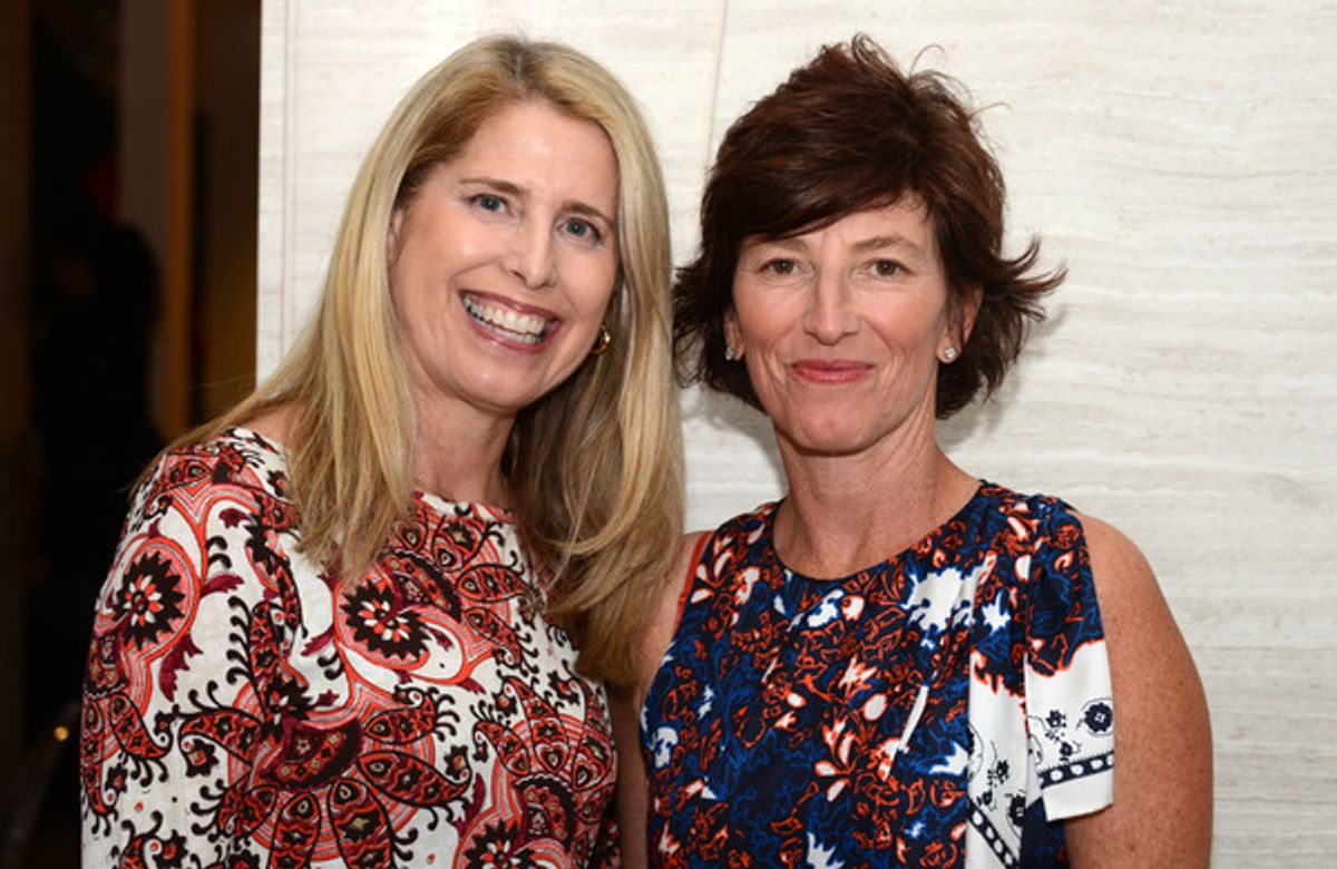 Elise Paschen and Jackie Bucksbaum at 