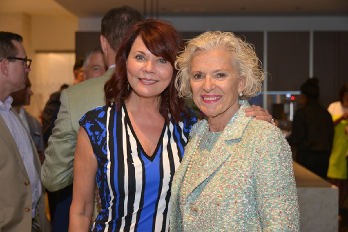 Susan Carlins and Justice Anne Burke at 
