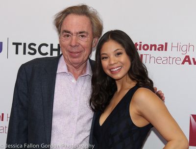 Andrew Lloyd Webber and Eva Noblezada Photo