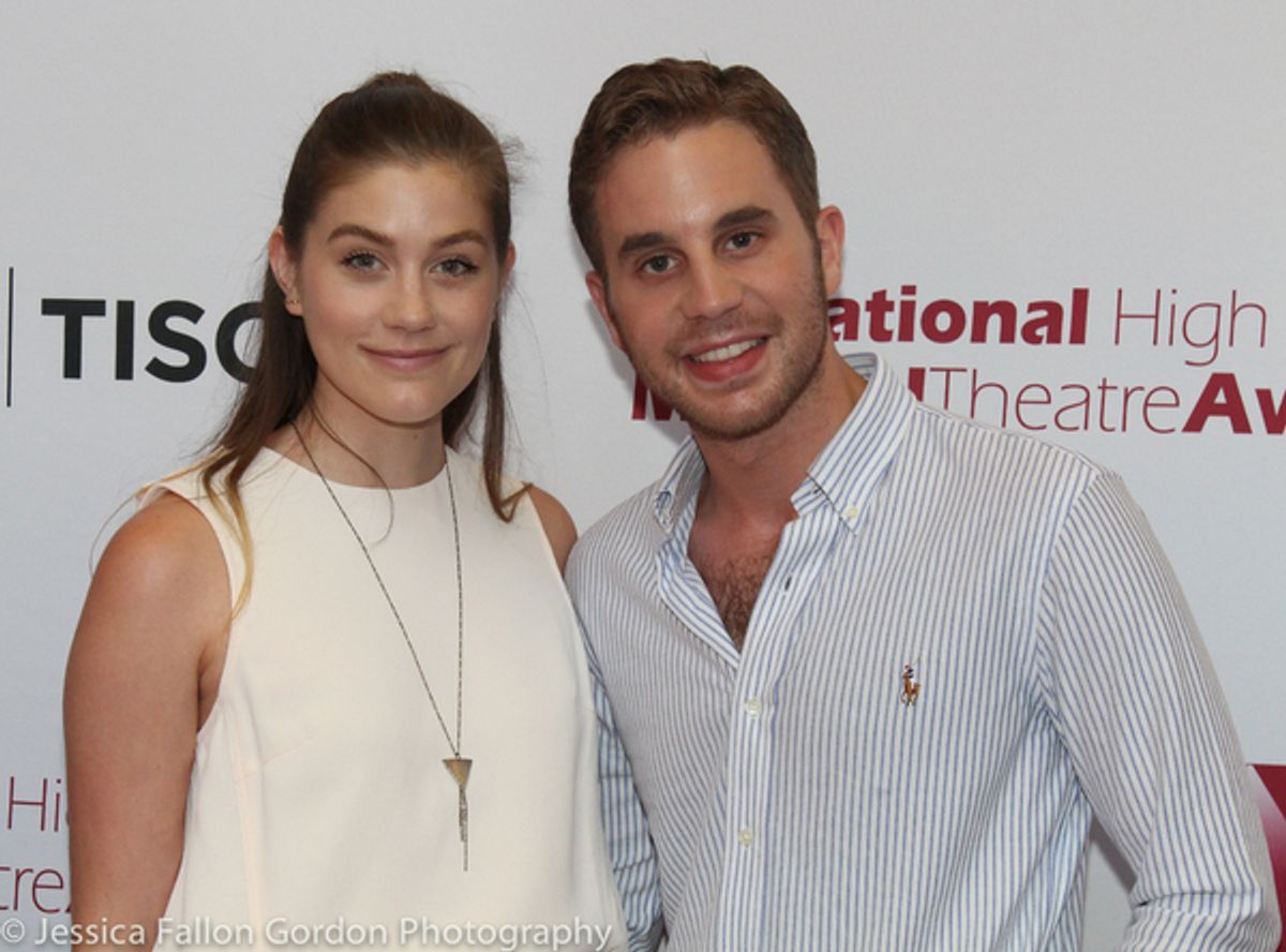 Laura Dreyfuss and Ben Platt at 