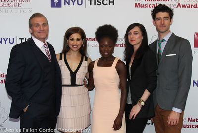 Marc Kudisch, Bianca Marroquin, Zainab Jah, Lena Hall and Drew Gehling Photo