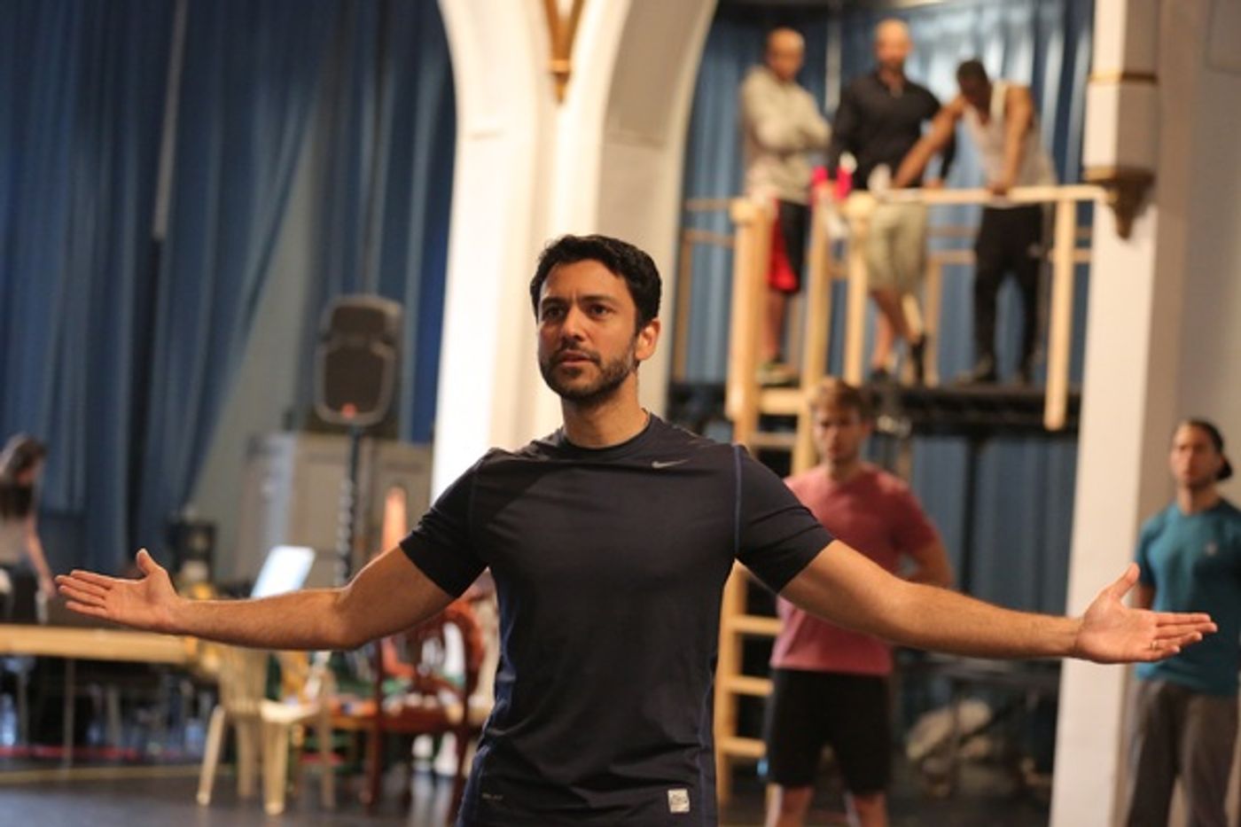 Photo Flash: Go Inside Rehearsal for Shakespeare in the Park's TROILUS AND CRESSIDA!  Image