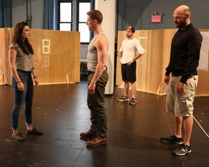 Ismenia Mendes, Zach Appelman, Forrest Malloy, Corey Stoll @ BroadwayWorld Ismenia Mendes, Zach Appelman, Forrest Malloy, Corey Stoll Photo