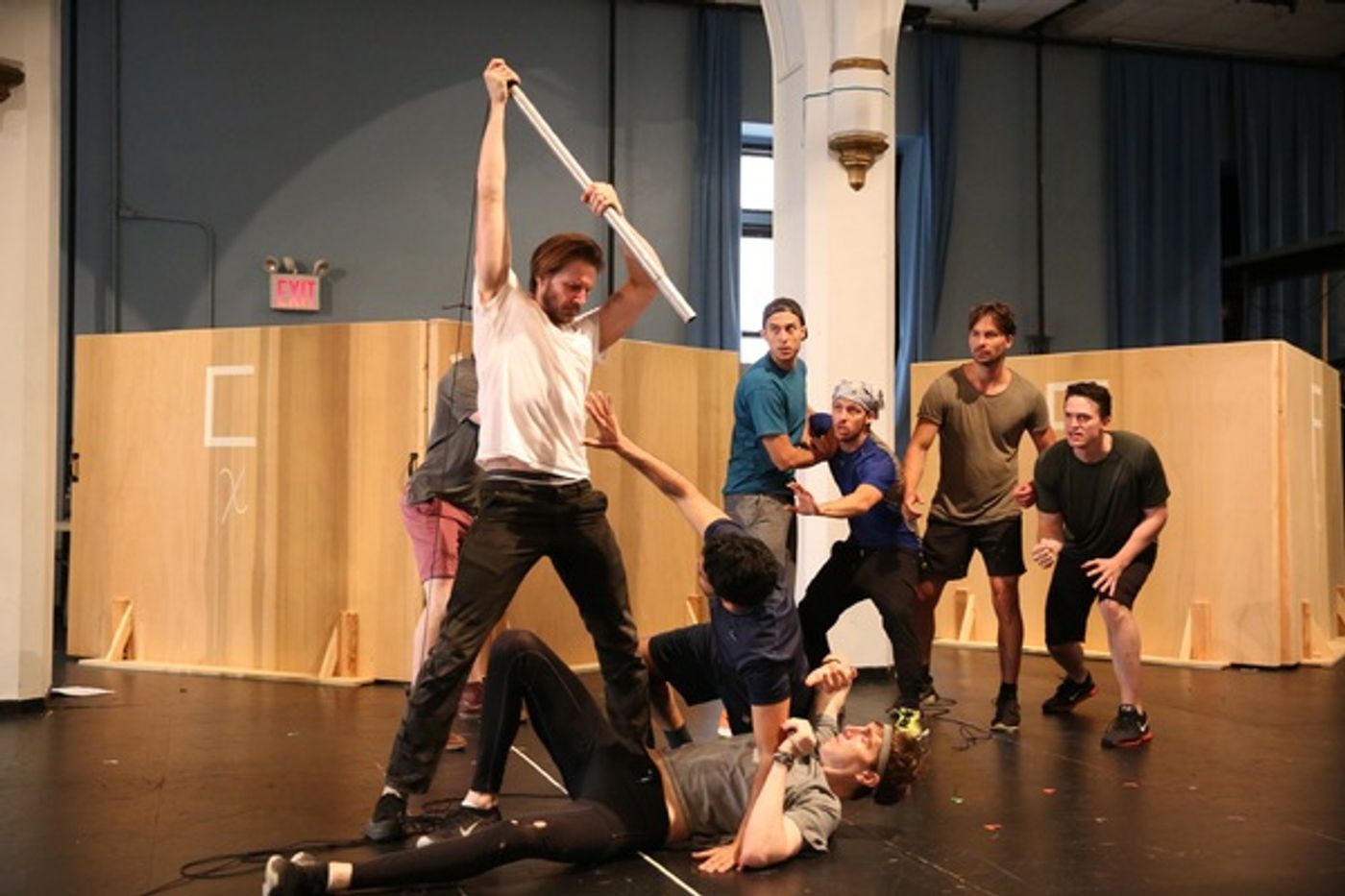 Photo Flash: Go Inside Rehearsal for Shakespeare in the Park's TROILUS AND CRESSIDA!  Image