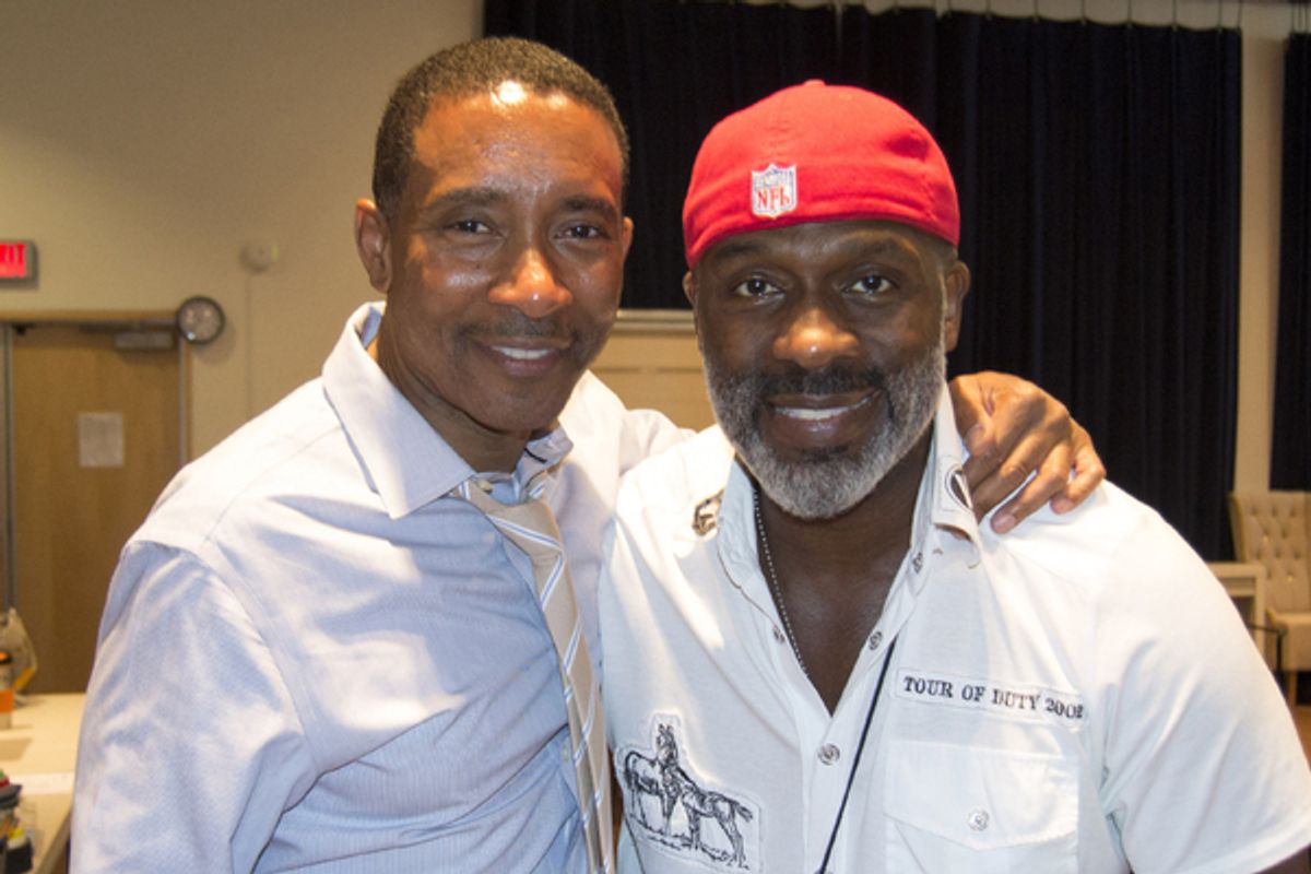 Charles Randolph-Wright and BeBe Winans  at 