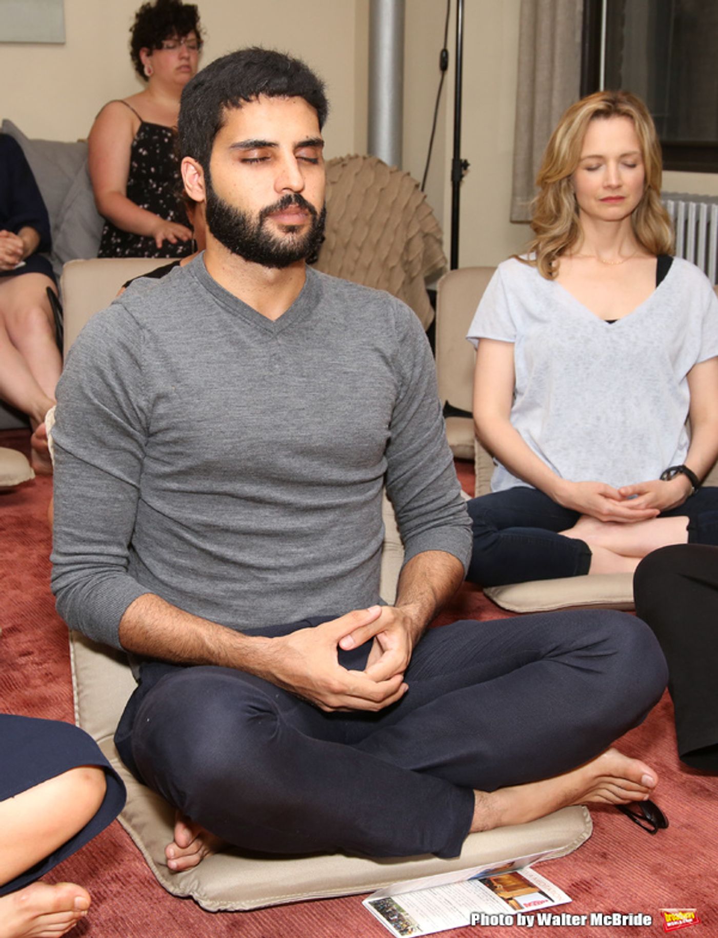 Photo Coverage: SMALL MOUTH SOUNDS Company Gets Centered in Rehearsal!  Image