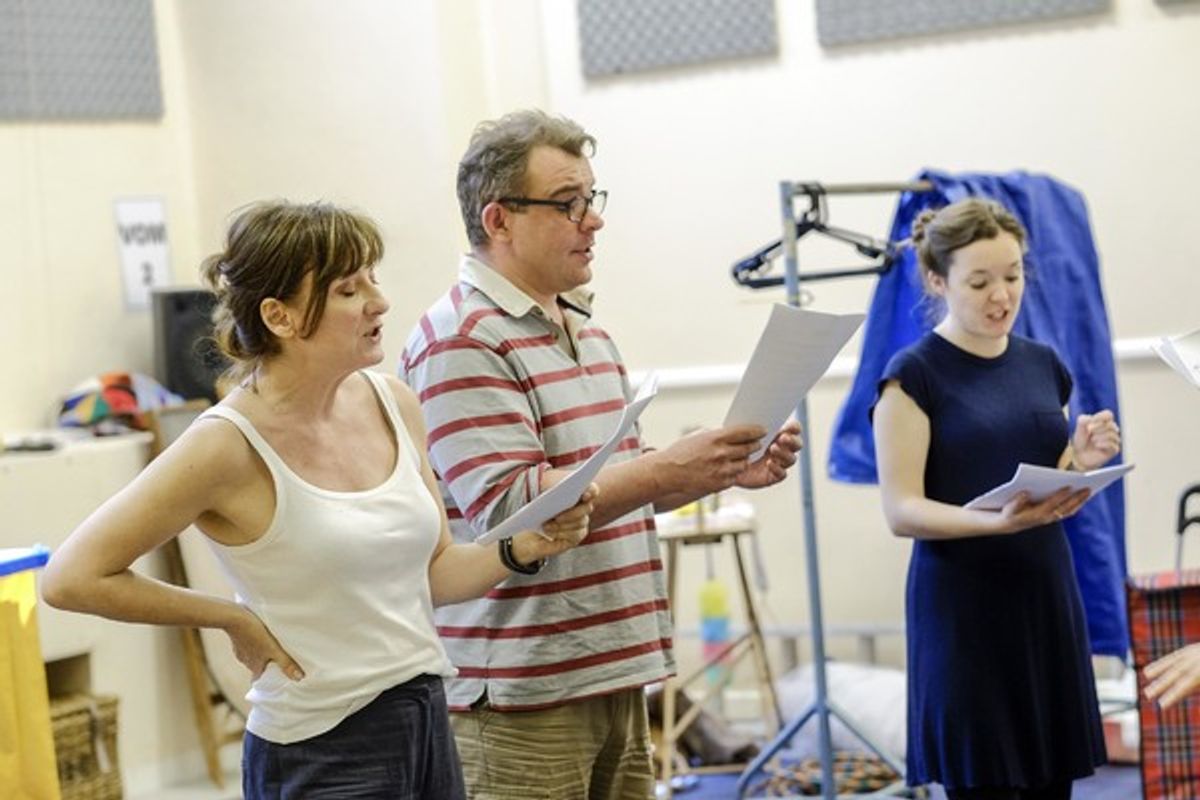 Cate Hamer, Dan Henley and Catherine Lamb at 