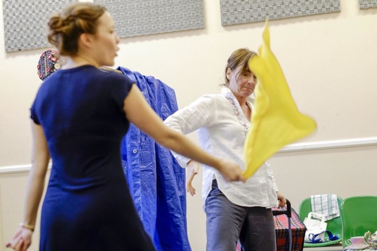 Catherine Lamb and Cate Hamer at 