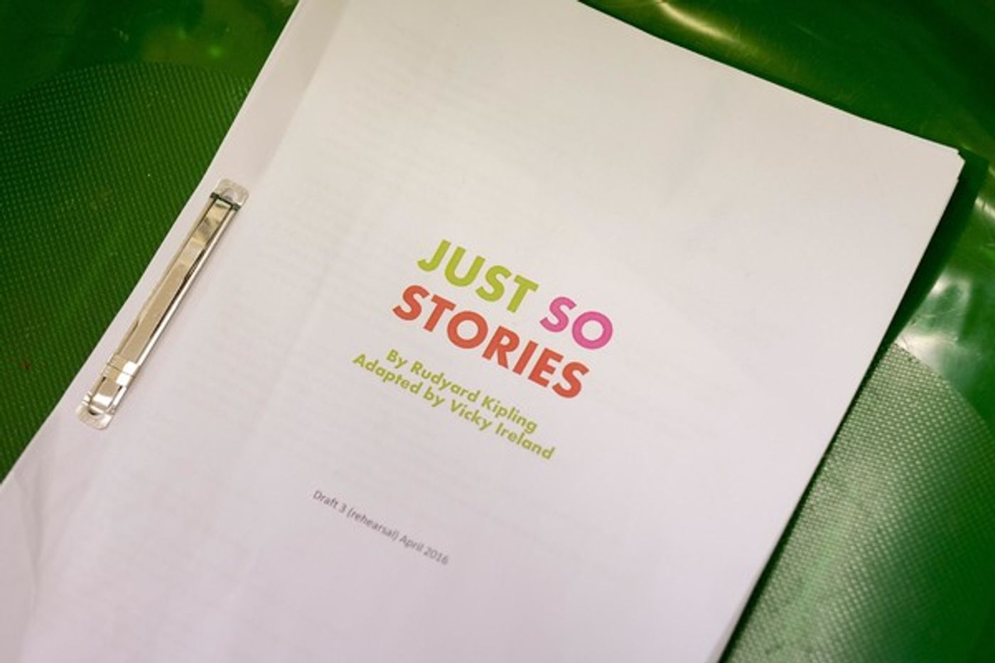 Photo Flash: In Rehearsal with JUST SO STORIES at the Stephen Joseph Theatre  Image