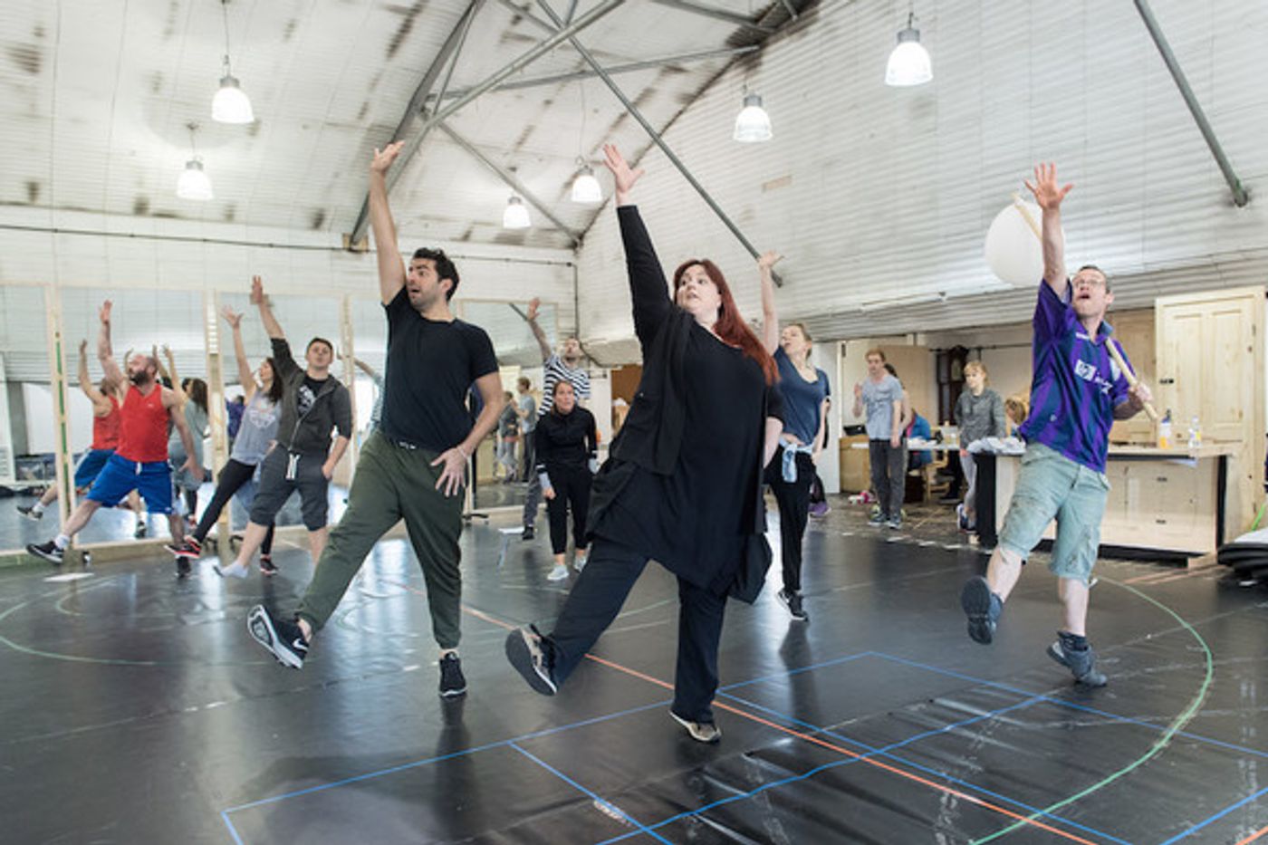 Photo Flash: In Rehearsal with New Musical GROUNDHOG DAY  Image