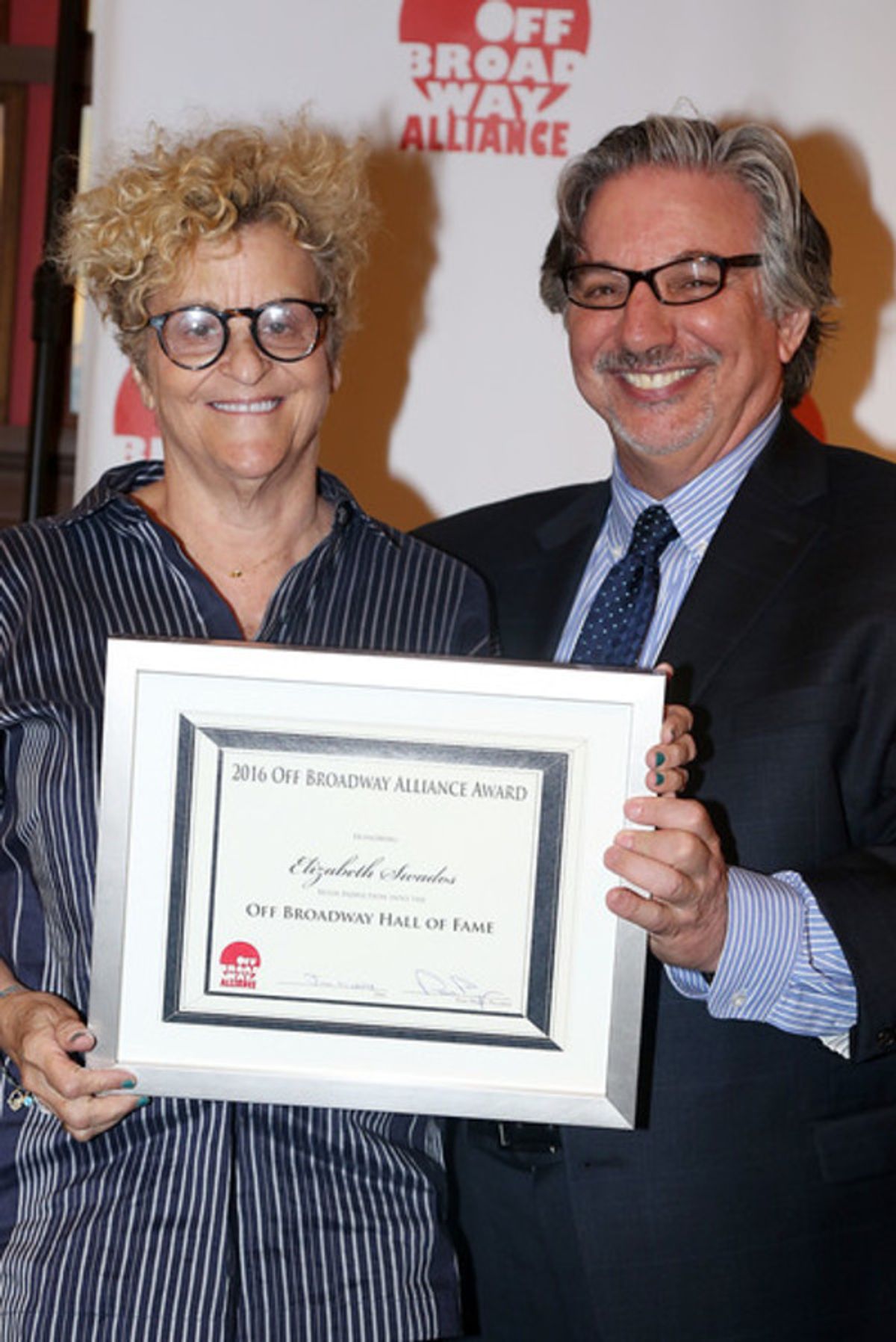 ROZ LICHTER, OBA President PETER BREGER at 