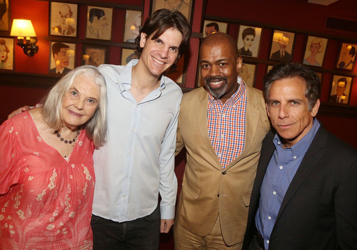 LOIS SMITH, ALEX TIMBERS, LANCE ROBERTS, BEN STILLER at 