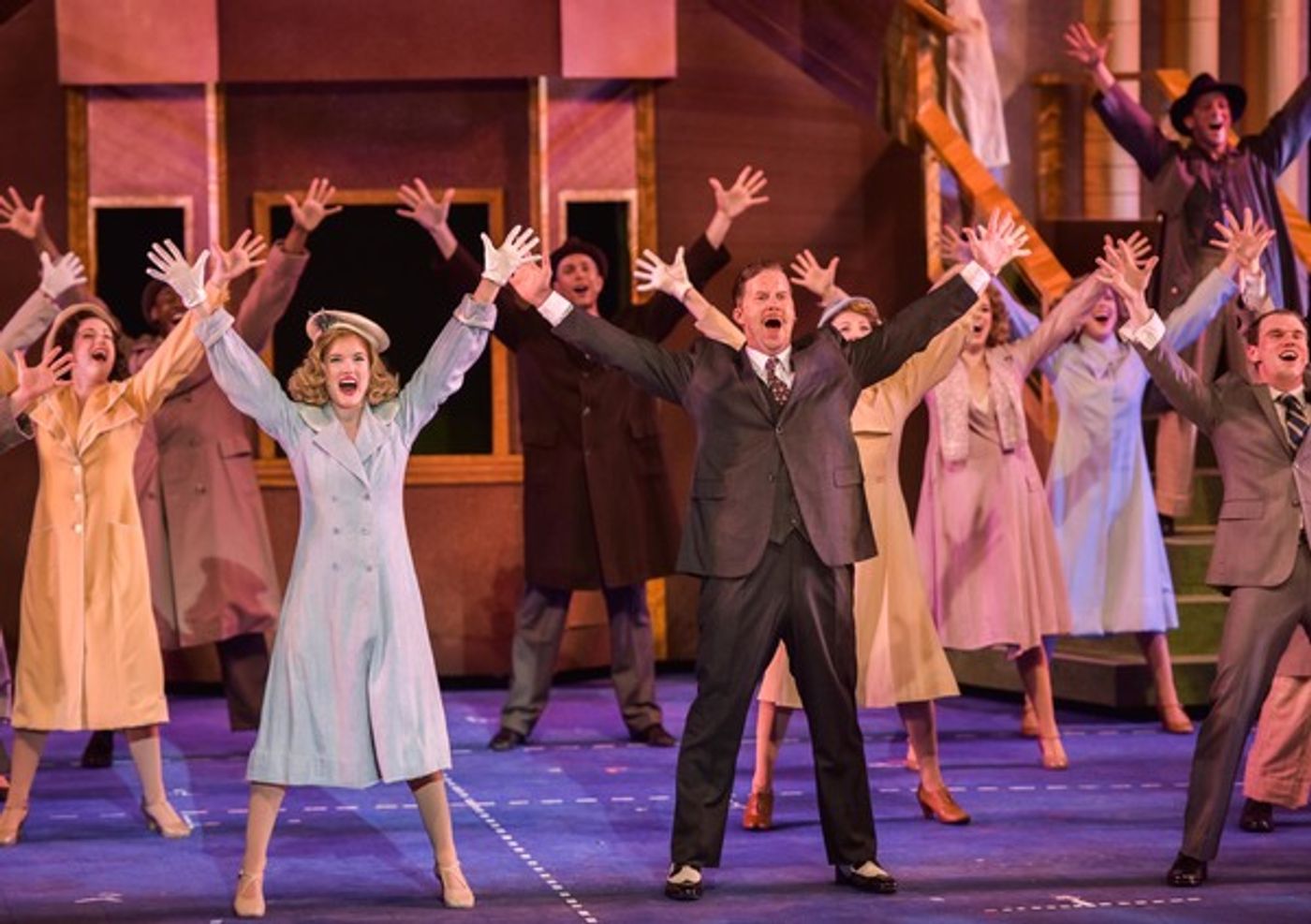 Photo Flash: First Look at Shuler Hensley, Emily Skinner, Jay Armstrong Johnson and More in 42ND STREET at The Muny  Image