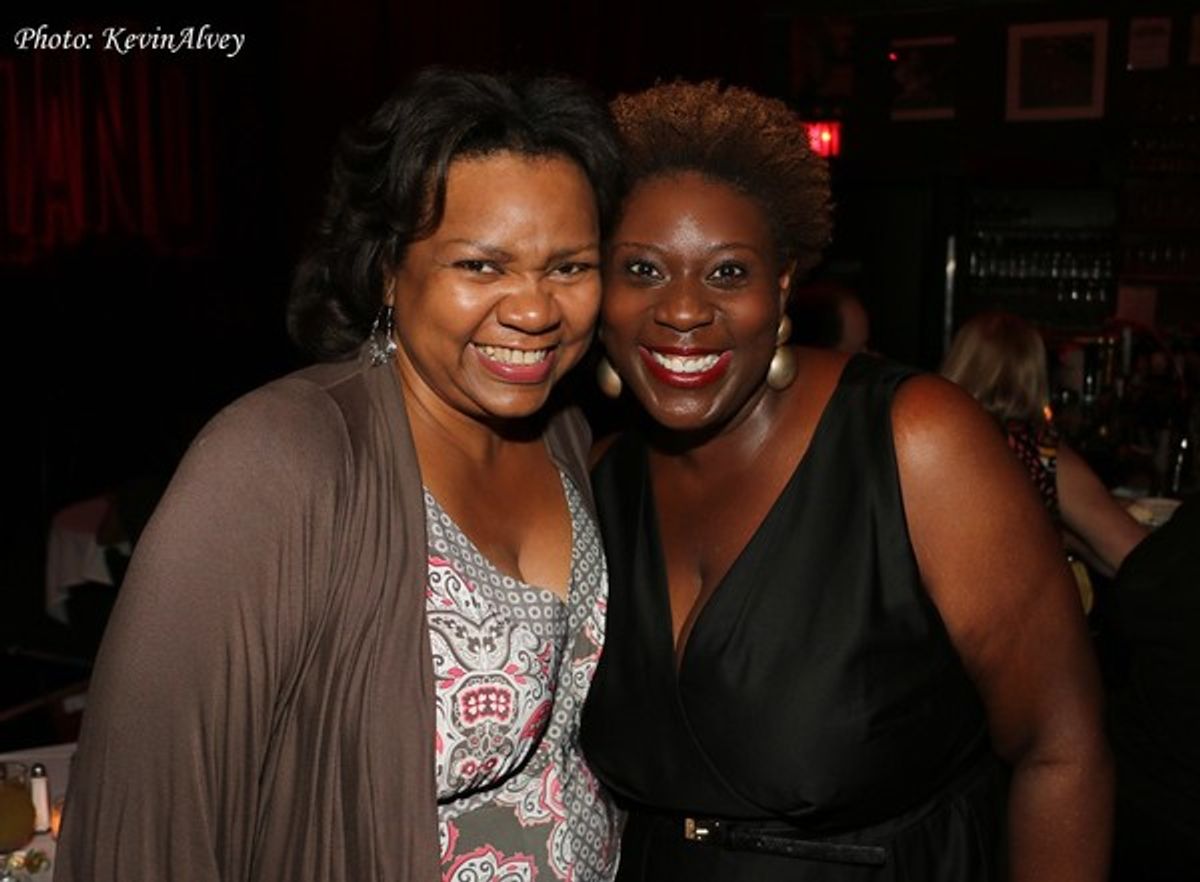 Aisha de Haas and Capathia Jenkins at 