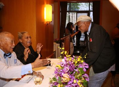 David Dinkins, Novella Nelson and Melvin Van Peebles Photo