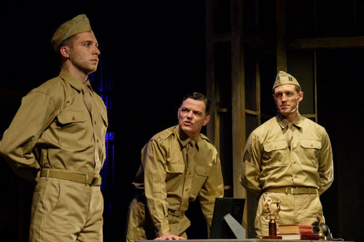 Corey Mach, W. Joseph Matheson and Kevin Aichele at 