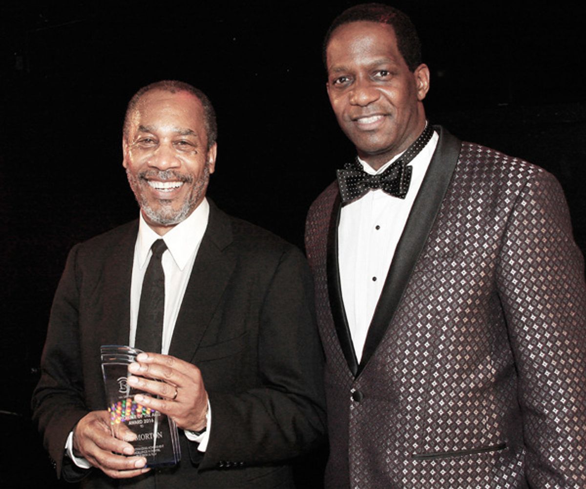 Joe Morton, Van Dirk Fisher at 