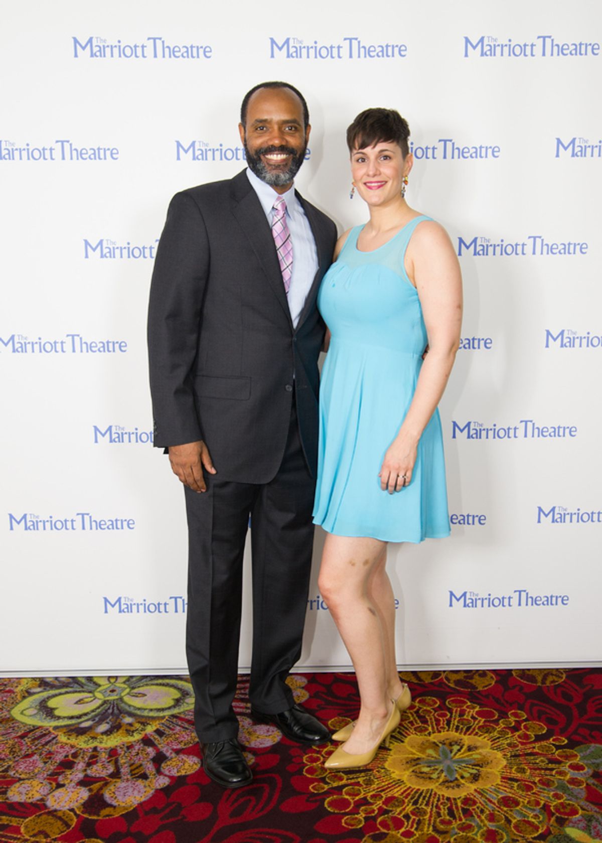 Nathaniel Stampley and Danni Smith at 