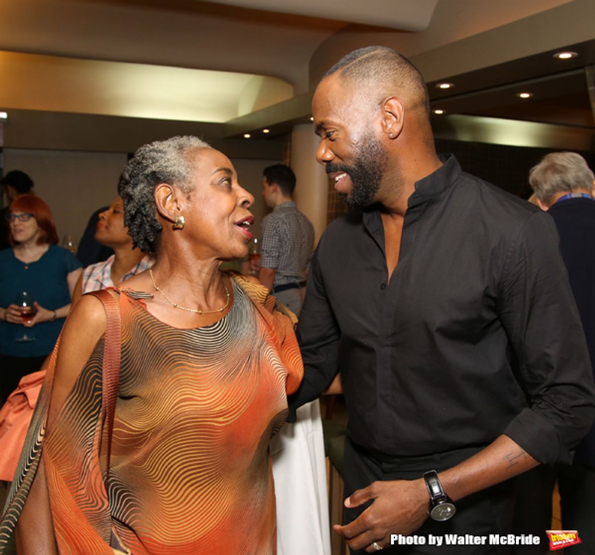 Marjorie Johnson and Colman Domingo at 