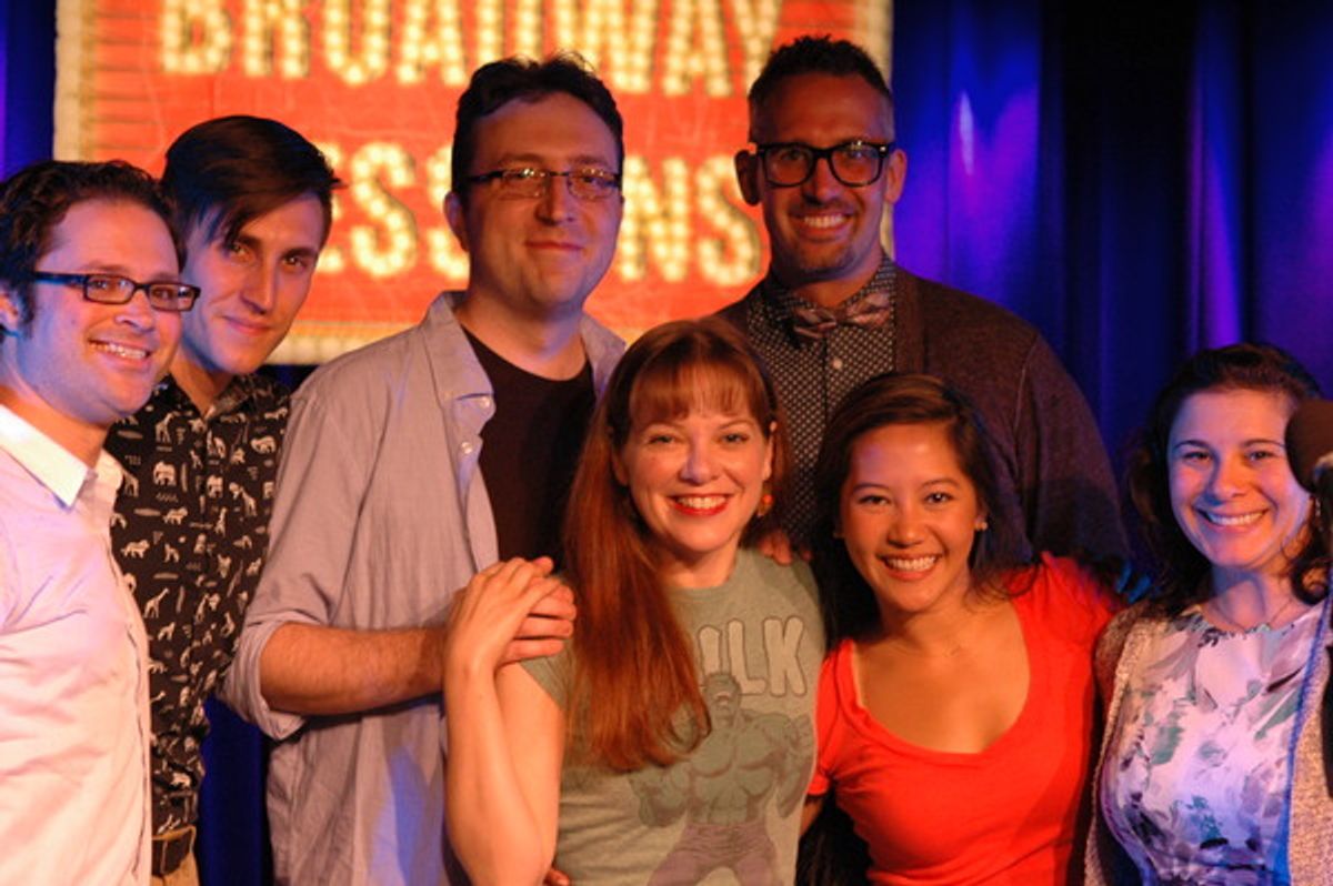 Adam Spiegel, John Krause, Keith Varney, Jillian Louis, Ben Cameron, Gia Asperas and Paige Reinis  at 