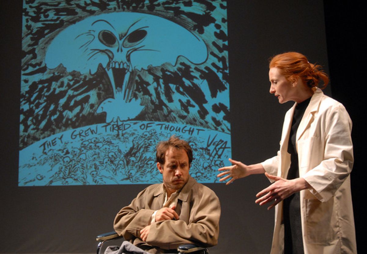 Alex Draper and Megan Byrne at 