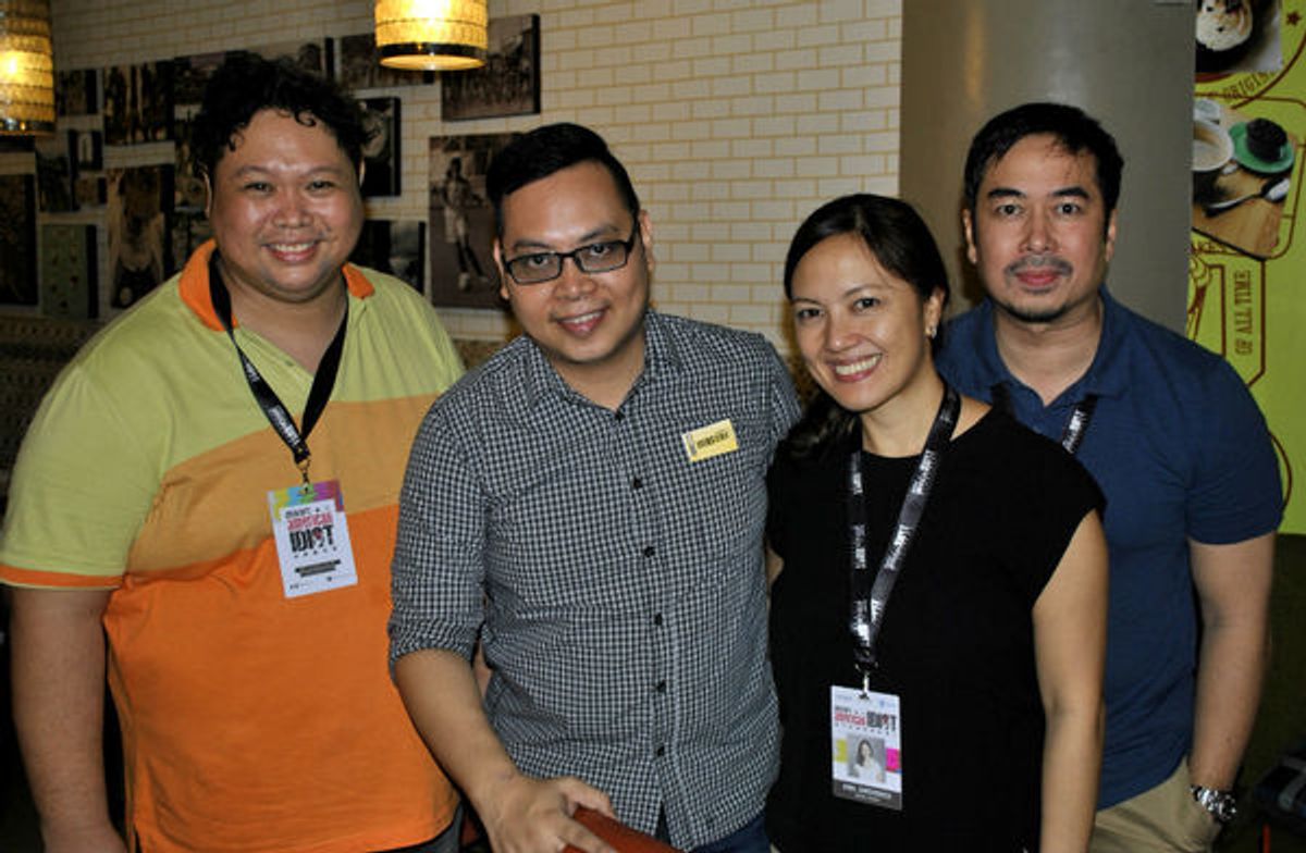 Jonjon Martin, Oliver Oliveros, Anna Santamaria, Santi Santamaria at 