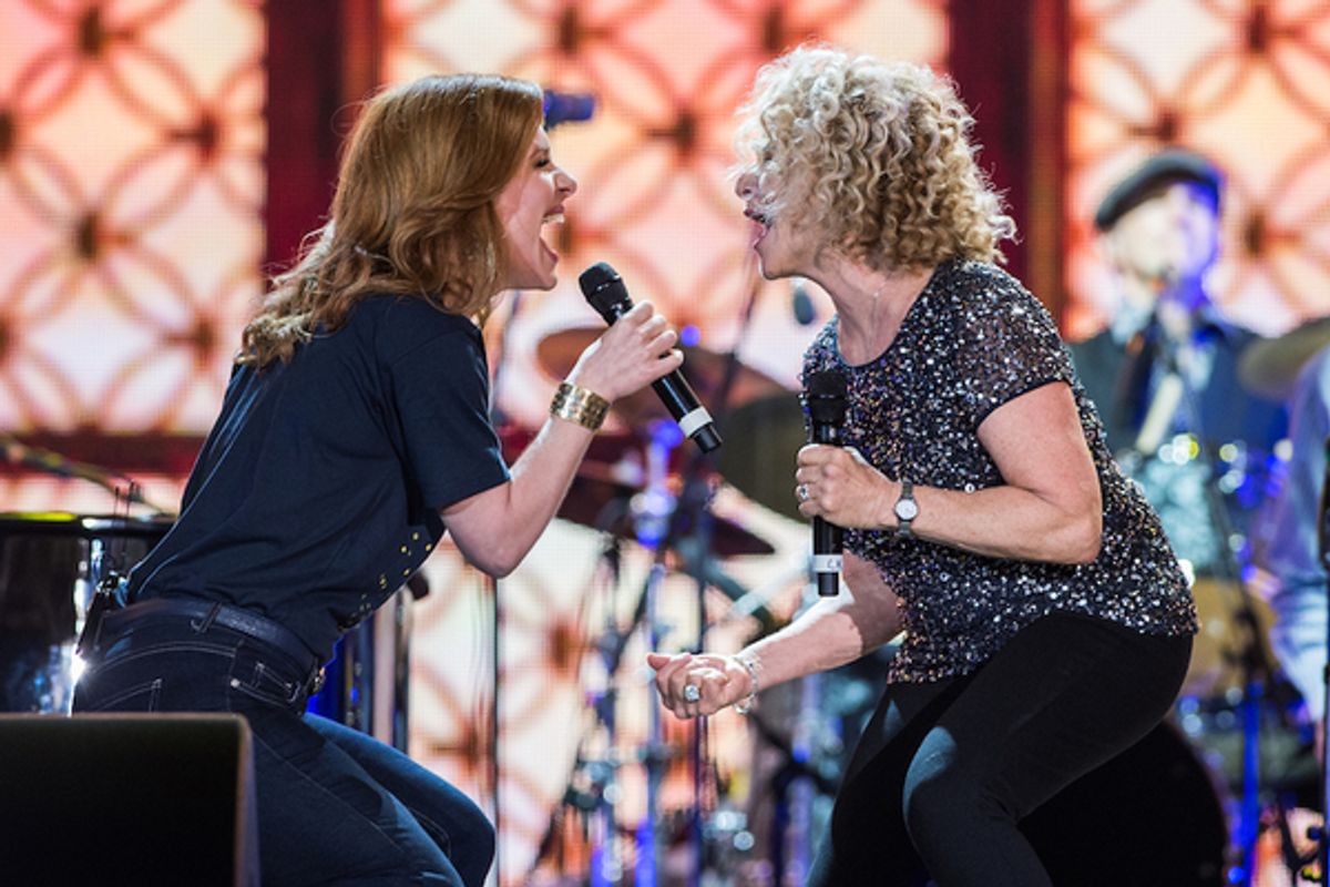 Cassidy Janson and Carole King at 