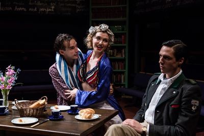 Kit (Joe Eyre), Diana (Florence Roberts) and Alan (Ziggy Heath). Photo Credit: The Ot Photo