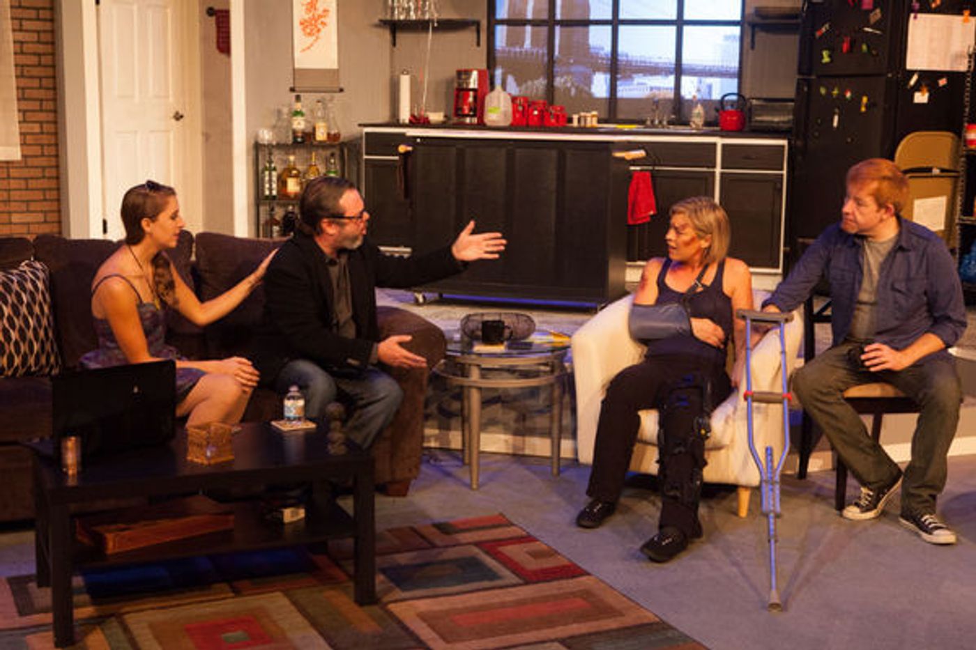 Photo Flash: First Look at Jobsite Theater's TIME STANDS STILL  Image