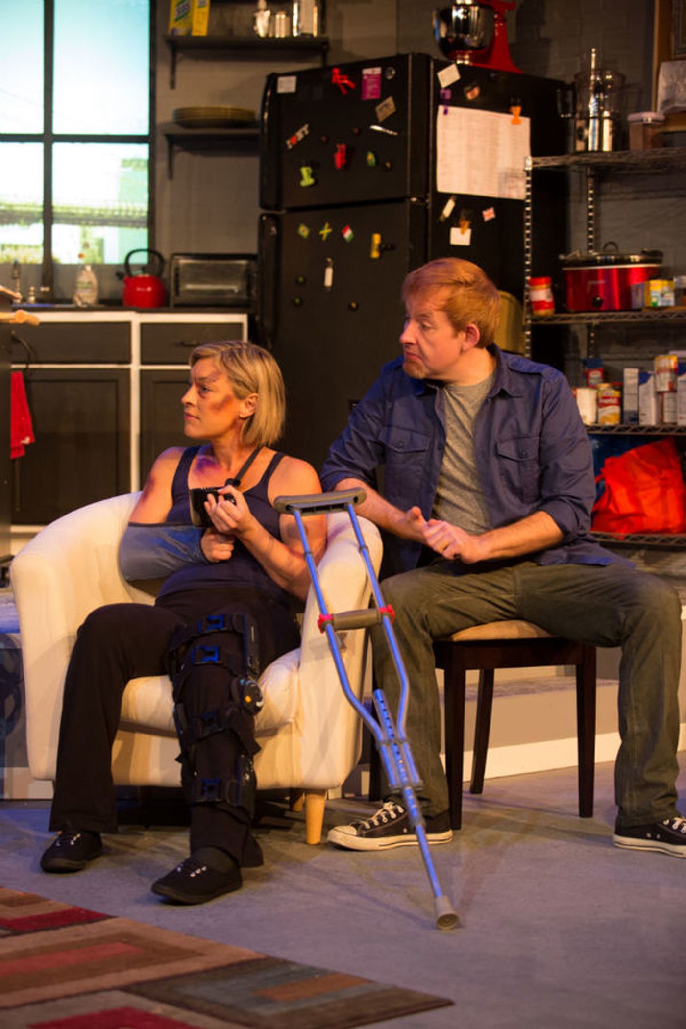 Photo Flash: First Look at Jobsite Theater's TIME STANDS STILL  Image