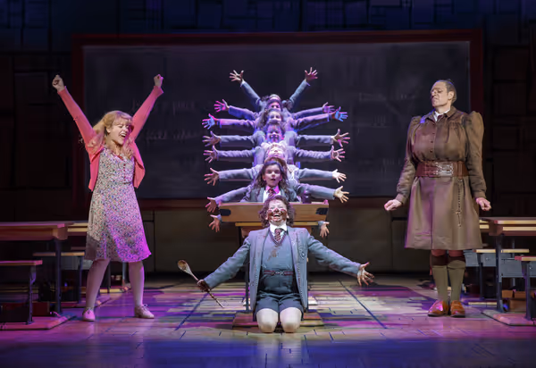 Paula Brancati, Aiden Bushey, Dan Chameroy & Company Photo