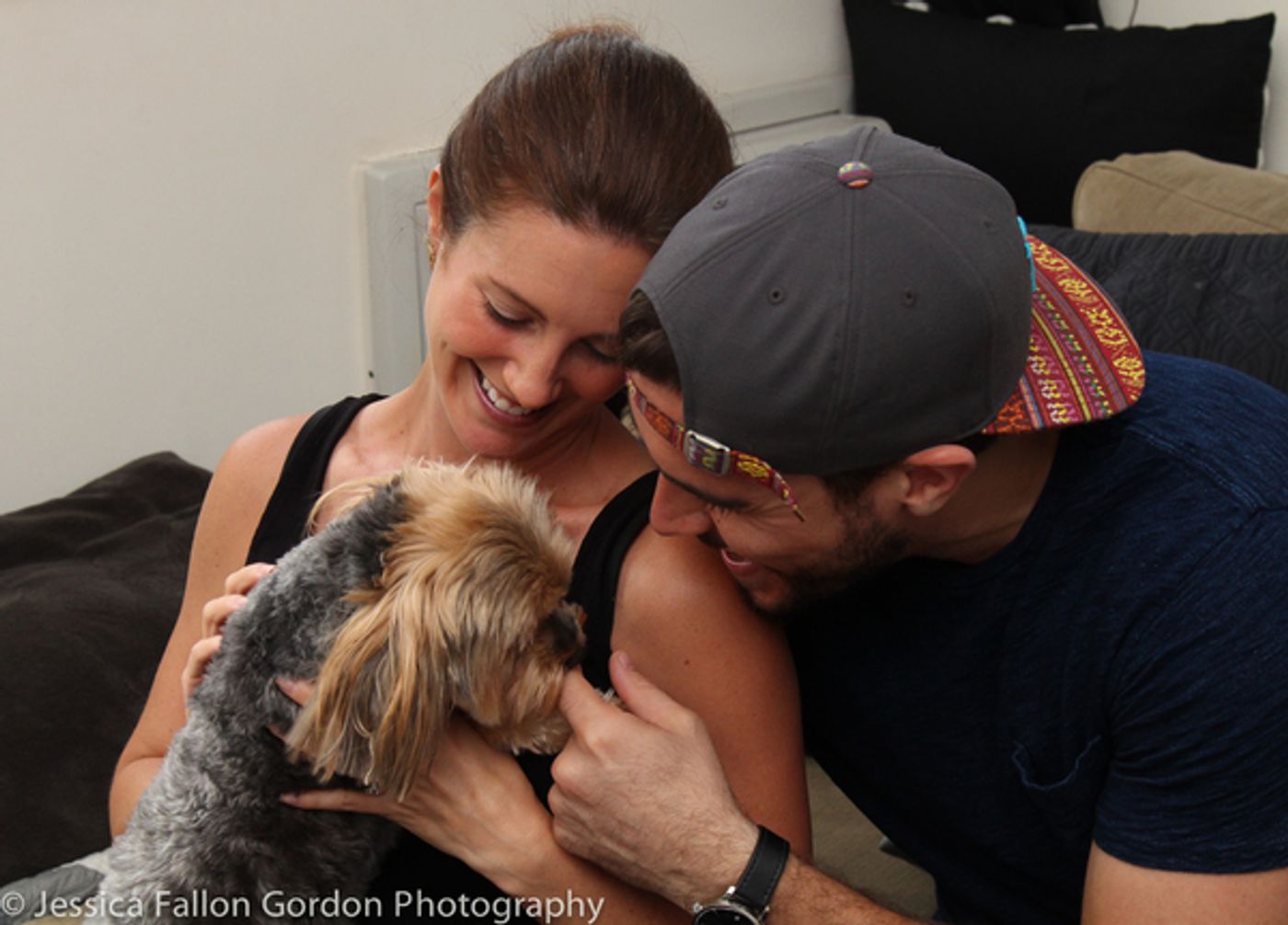BWW Exclusive: TAILS OF BROADWAY- Josh Segarra Snuggles with Suzy! Image