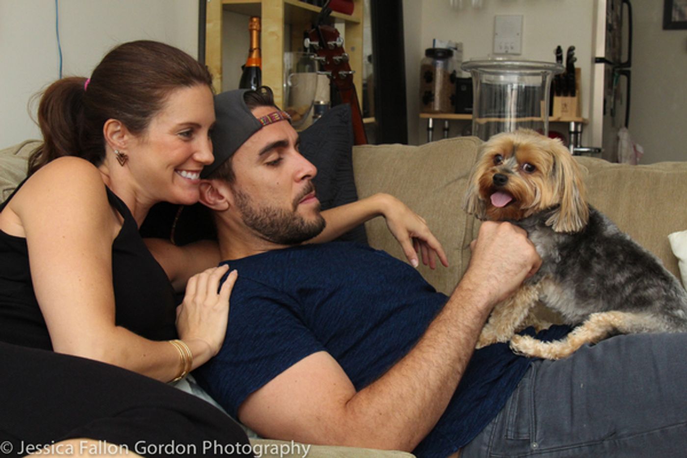 BWW Exclusive: TAILS OF BROADWAY- Josh Segarra Snuggles with Suzy! Image