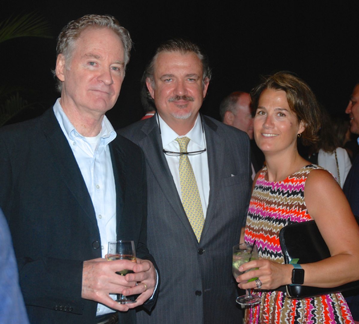 Kevin Kline, Brooks & Kelly Cullen at 