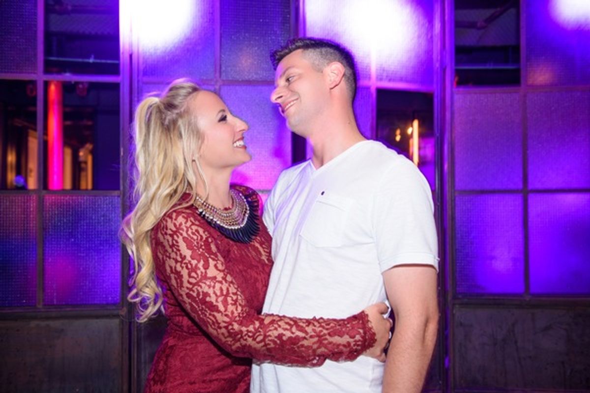 Alexa Green and Rob Scavelli at 