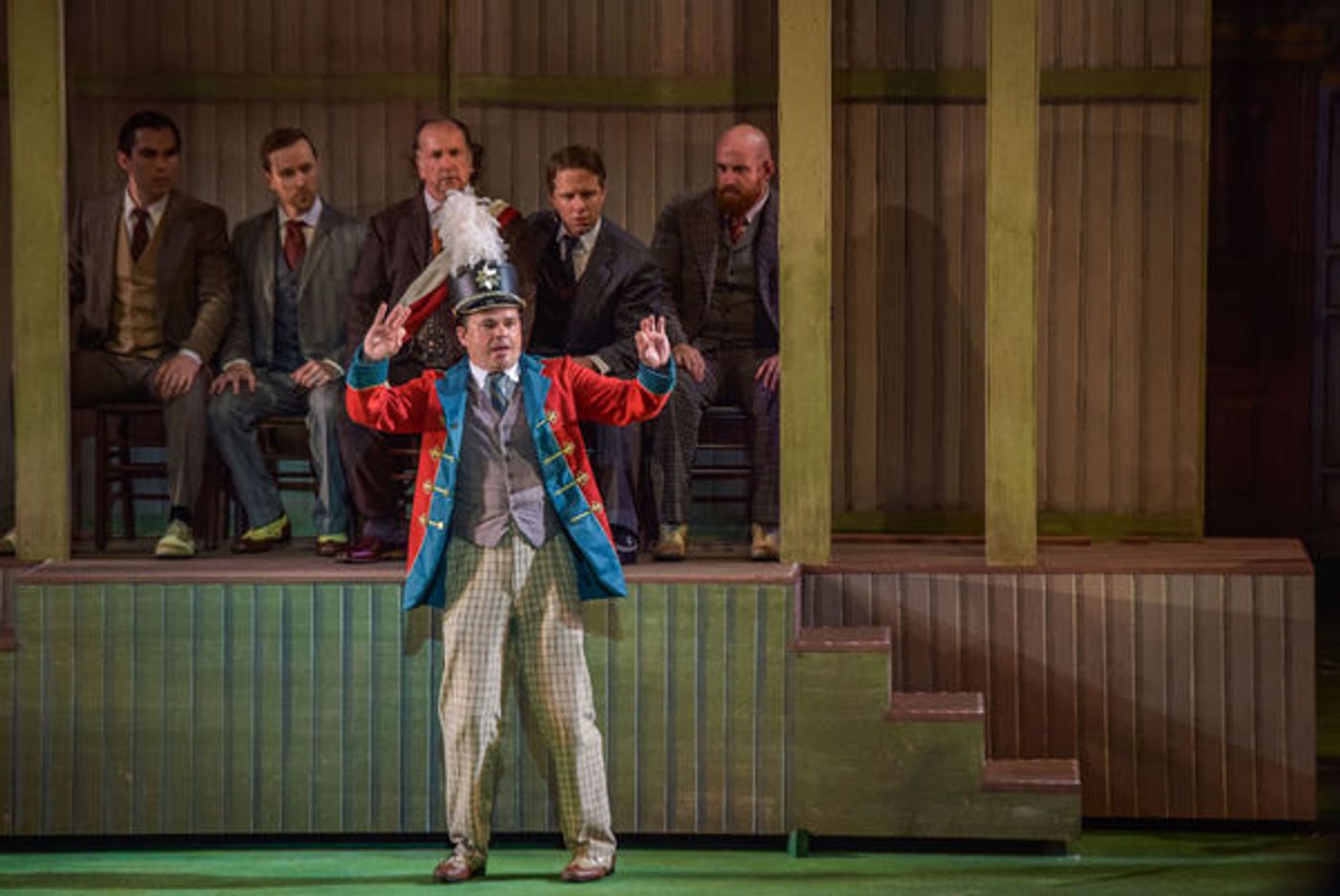 Photo Flash: First Look at Hunter Foster, Elena Shaddow and More in THE MUSIC MAN at The Muny Image