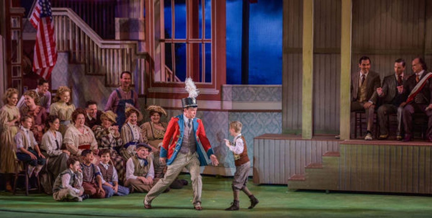 Photo Flash: First Look at Hunter Foster, Elena Shaddow and More in THE MUSIC MAN at The Muny Image