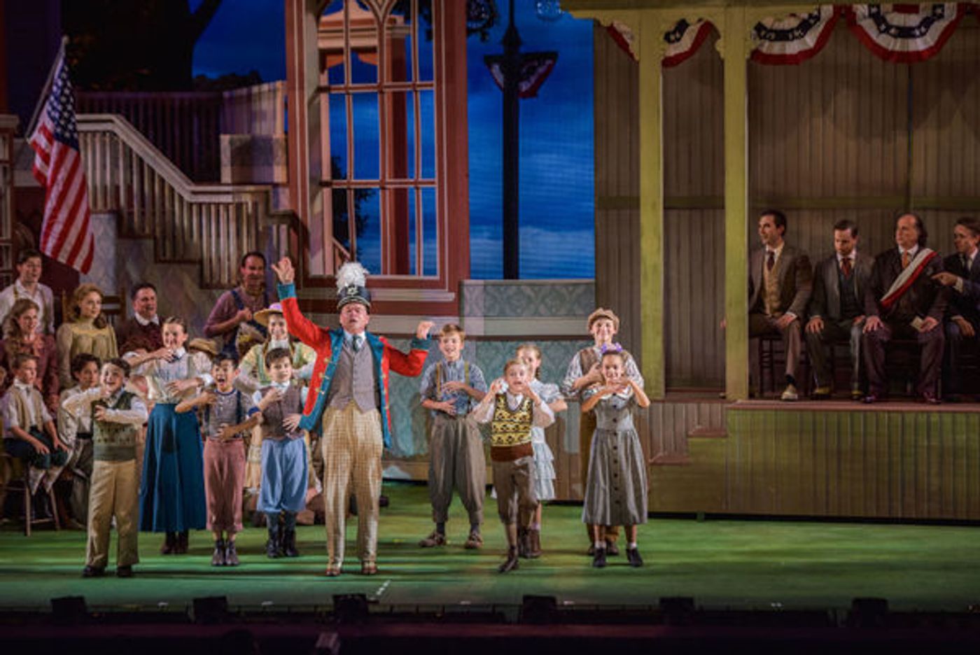 Photo Flash: First Look at Hunter Foster, Elena Shaddow and More in THE MUSIC MAN at The Muny Image