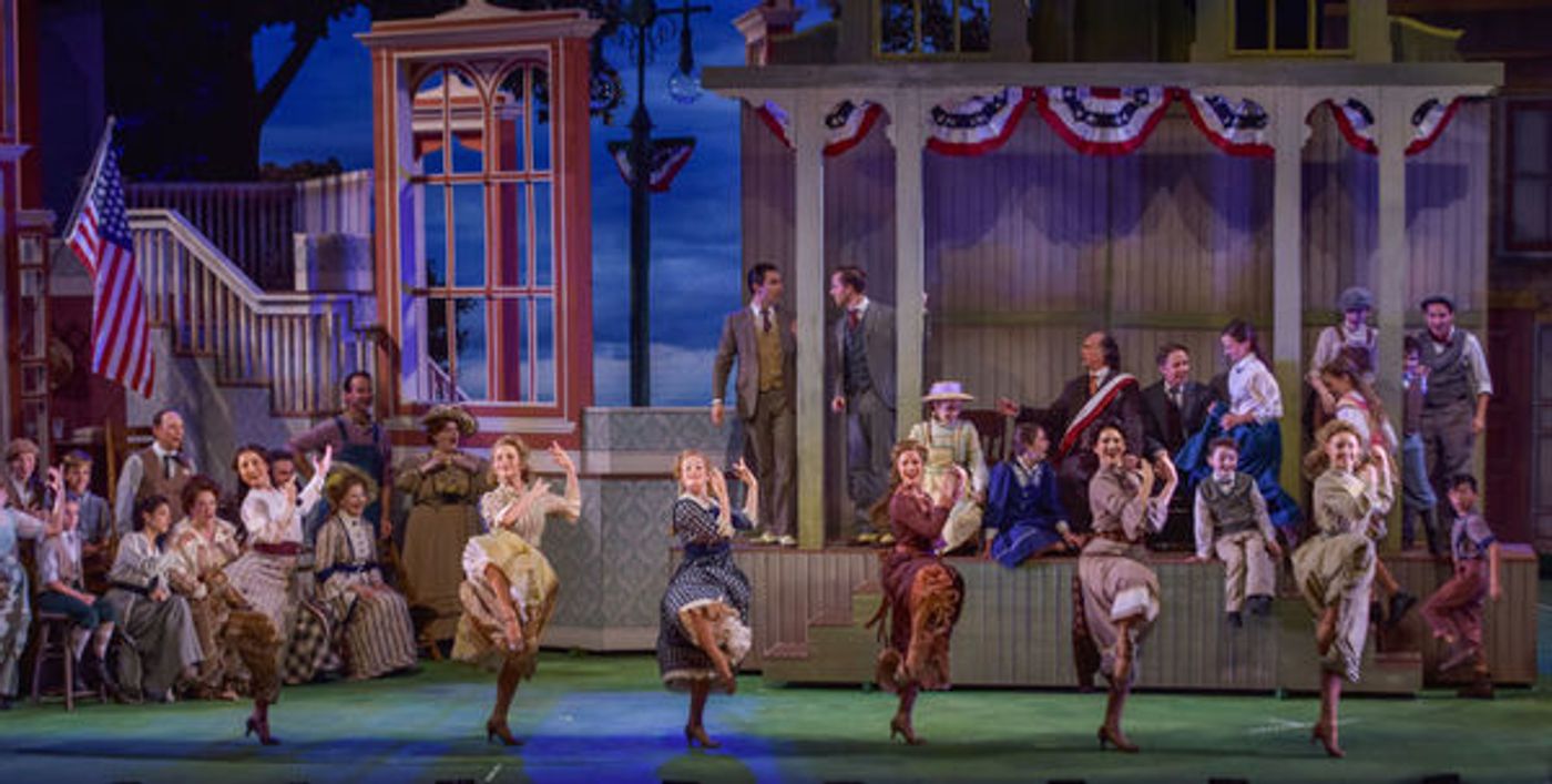 Photo Flash: First Look at Hunter Foster, Elena Shaddow and More in THE MUSIC MAN at The Muny Image