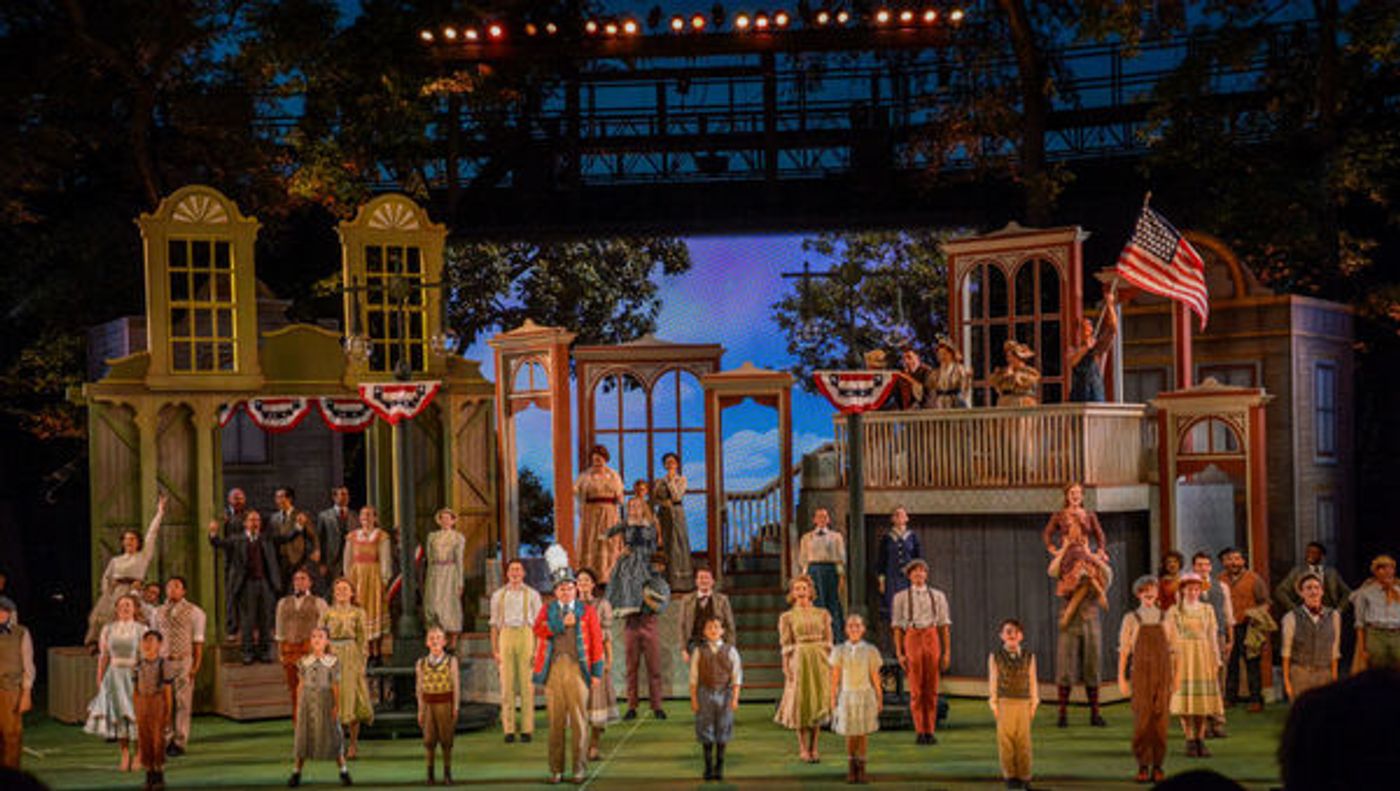Photo Flash: First Look at Hunter Foster, Elena Shaddow and More in THE MUSIC MAN at The Muny Image