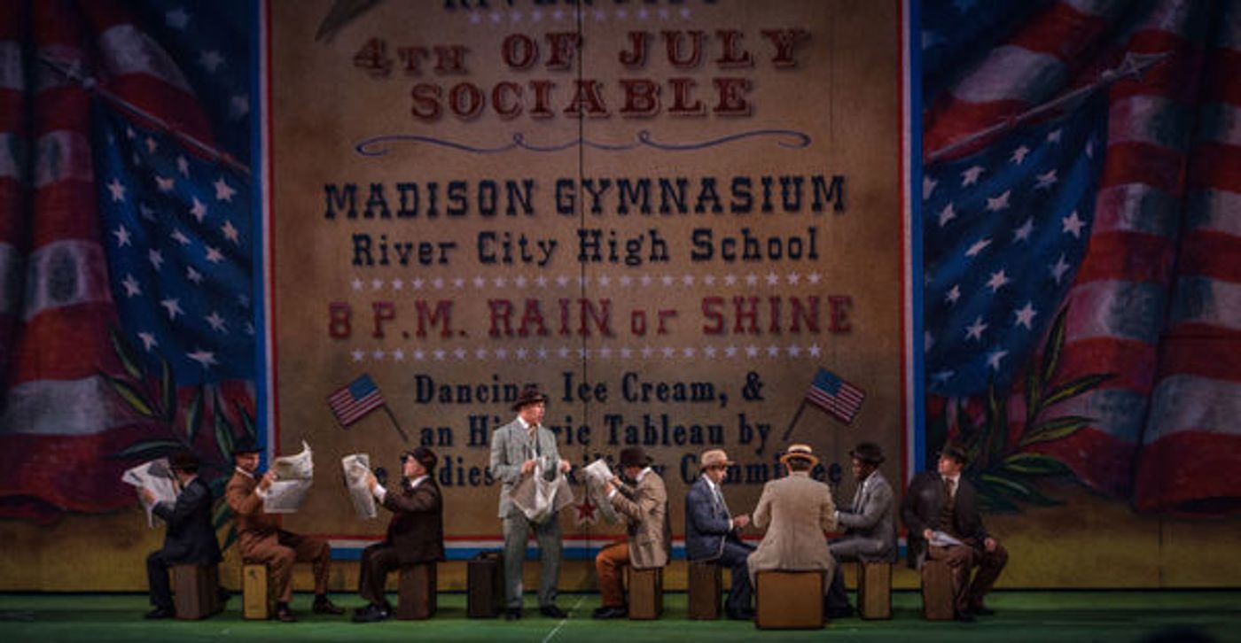 Photo Flash: First Look at Hunter Foster, Elena Shaddow and More in THE MUSIC MAN at The Muny Image
