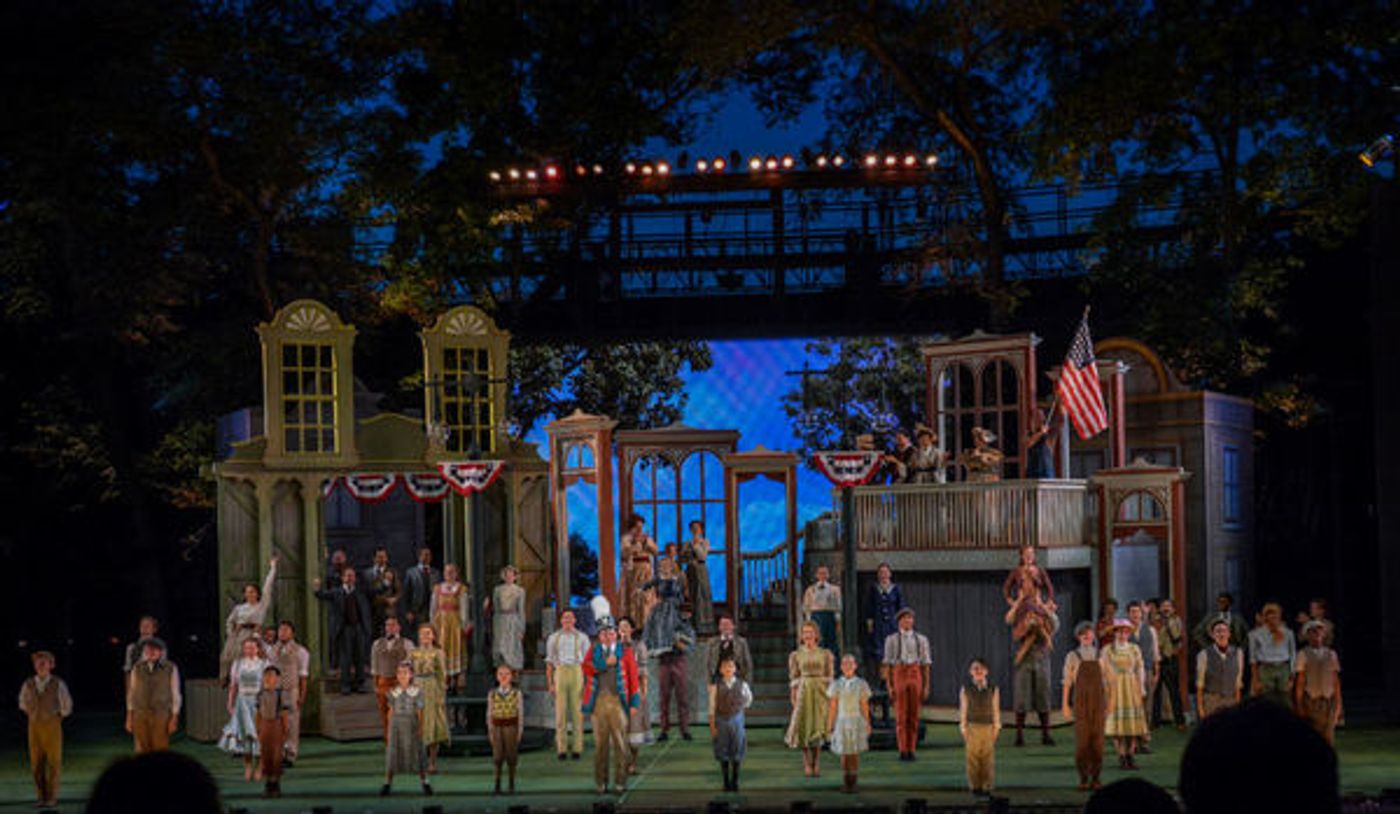 Photo Flash: First Look at Hunter Foster, Elena Shaddow and More in THE MUSIC MAN at The Muny Image